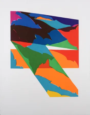 Lithografie Dorazio - Composition (#E)