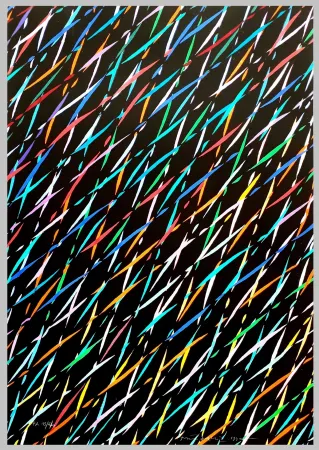 Zeefdruk Dorazio - Composizione