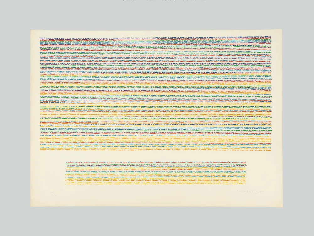 Zeefdruk Dorazio - Composizione