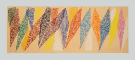 Zeefdruk Dorazio - Composizione rosa