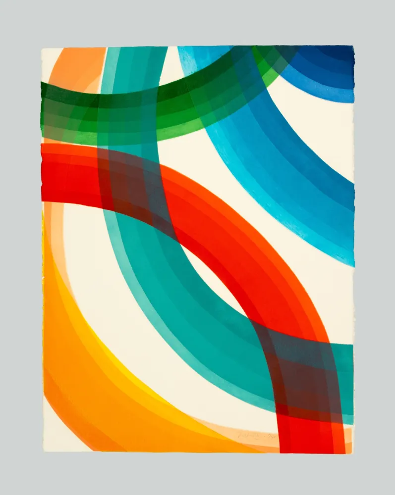 Aquatint Dorazio - Europa Unita, Francia