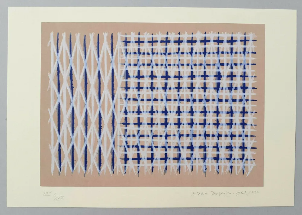 Zeefdruk Dorazio - Jeus ècossais VI