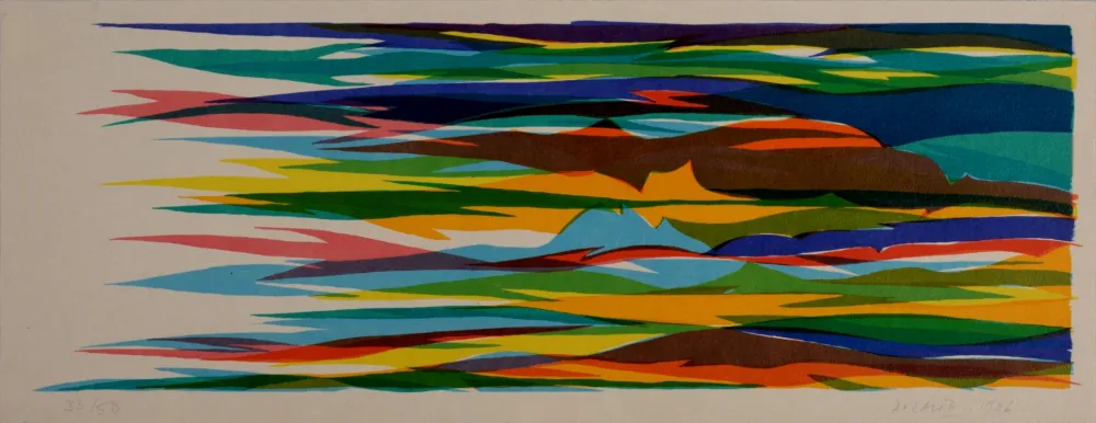 Lithografie Dorazio - Kokkora (#H), 1987 - Hand-signed & numbered