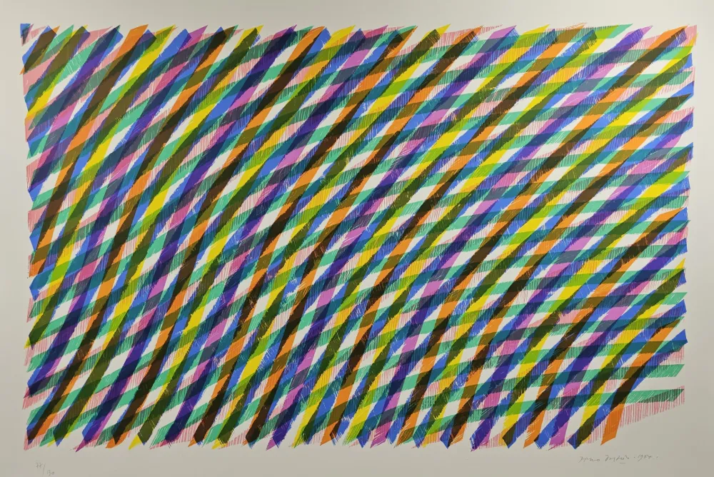 Lithografie Dorazio - RETICOLO. COMPOSIZIONE NO 2