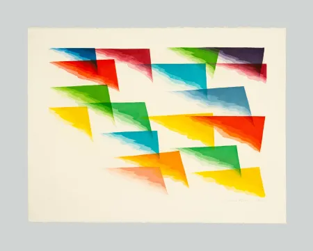 Aquatint Dorazio - Senza titolo