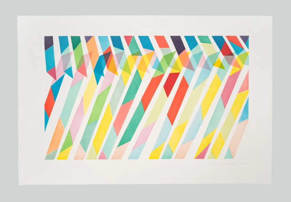 Ets En Aquatint Dorazio - Senza titolo