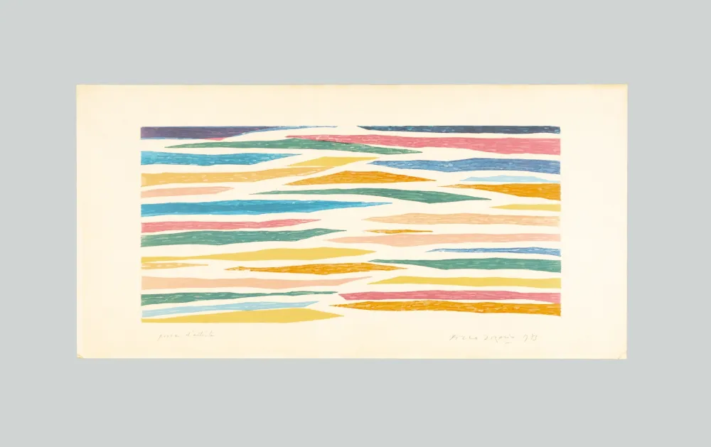 Lithografie Dorazio - Senza titolo
