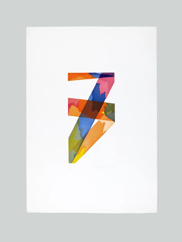 Aquatint Dorazio - Senza titolo