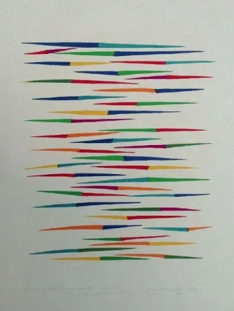 Lithografie Dorazio - Senza titolo