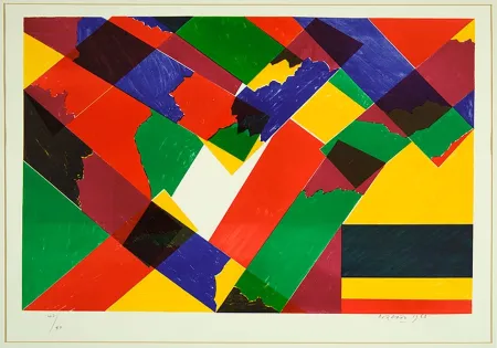 Lithografie Dorazio - Senza titolo