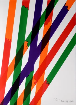 Lithografie Dorazio - Souvenir de Pise, 1968 - Hand-signed