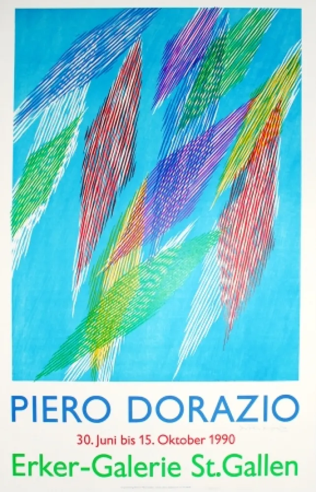 Lithografie Dorazio - Untitled (Exhibition poster)