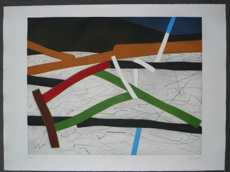 Ets En Aquatint Dorny - Lumière du nord