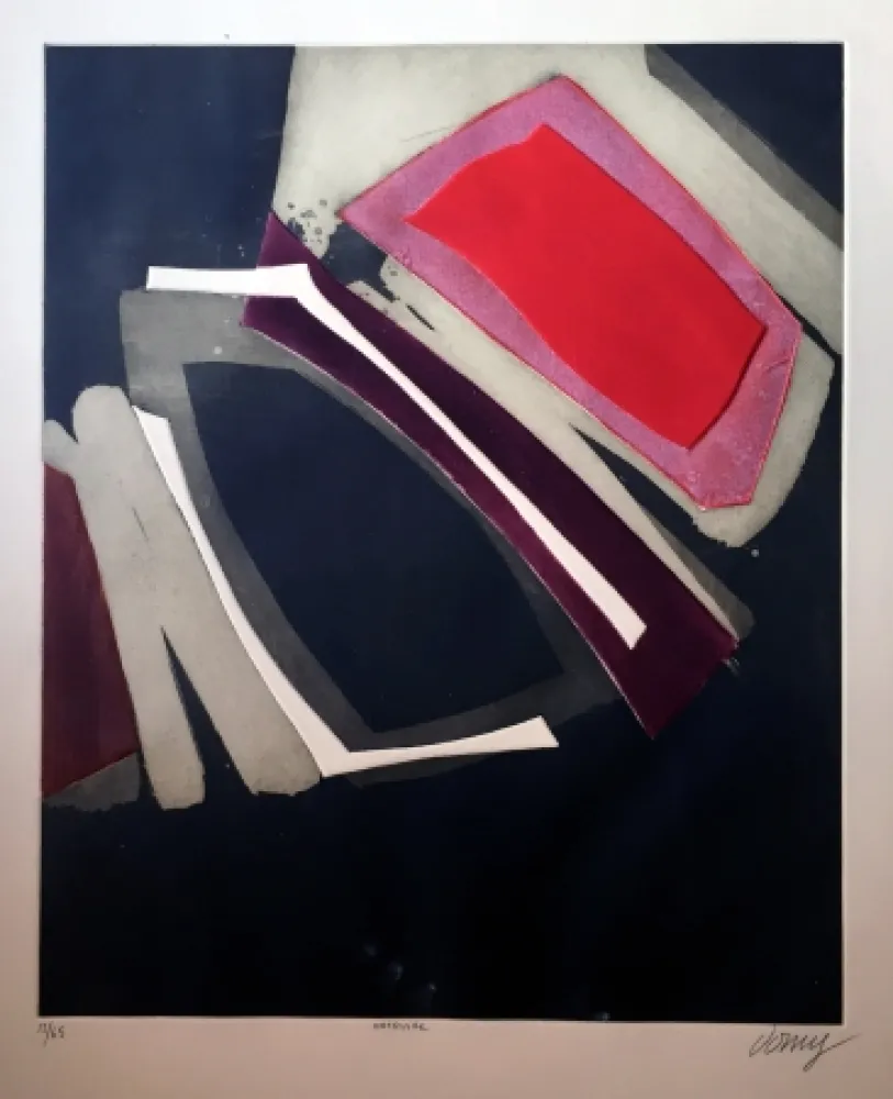 Ets En Aquatint Dorny - Oherville