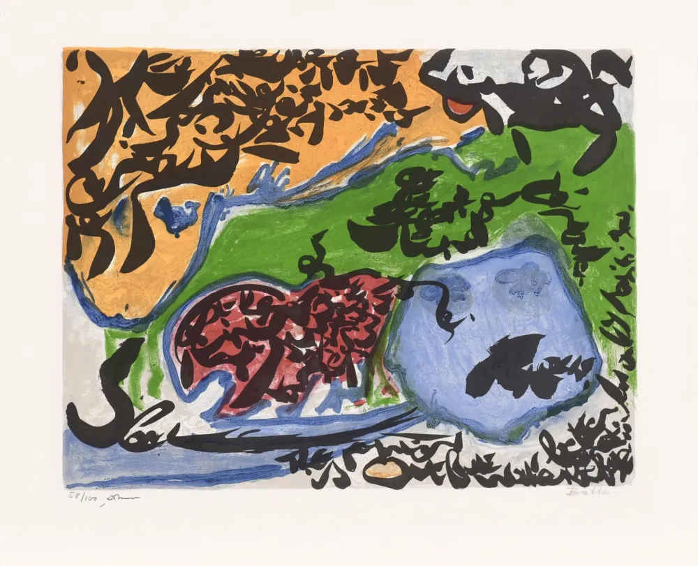 Lithografie Dotremont - Heureusement