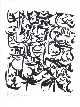 Zeefdruk Dotremont - Toujours reste à mon rêve