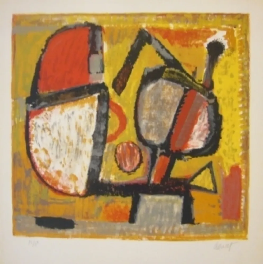 Lithografie Doucet - Composition