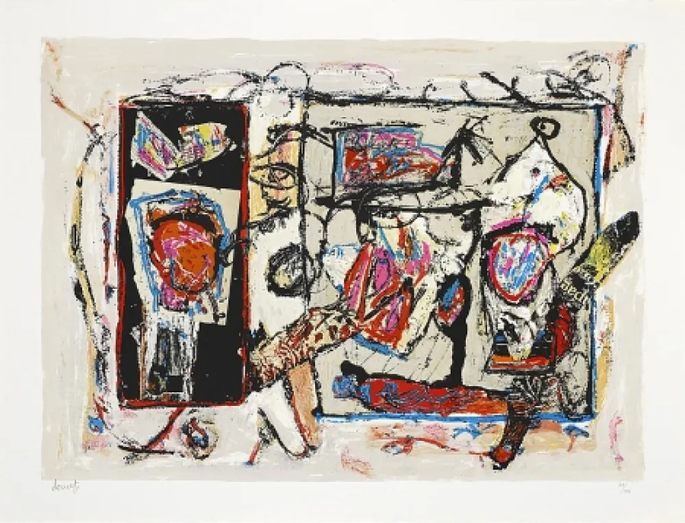 Lithografie Doucet - Rivages-visages-paysages du Sepik