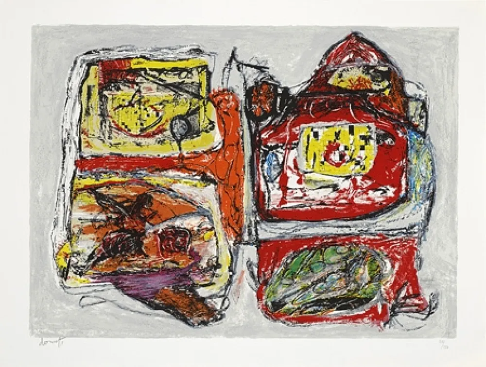 Lithografie Doucet - Rivages-visages-paysages du Sepik