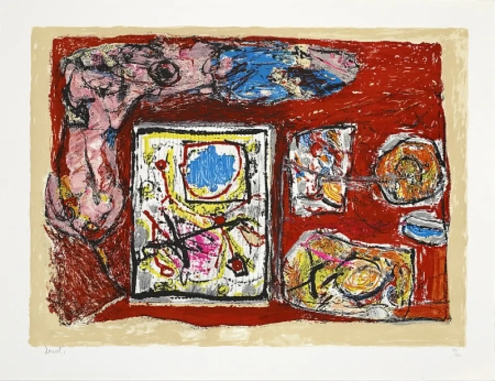 Lithografie Doucet - Rivages-visages-paysages du Sepik