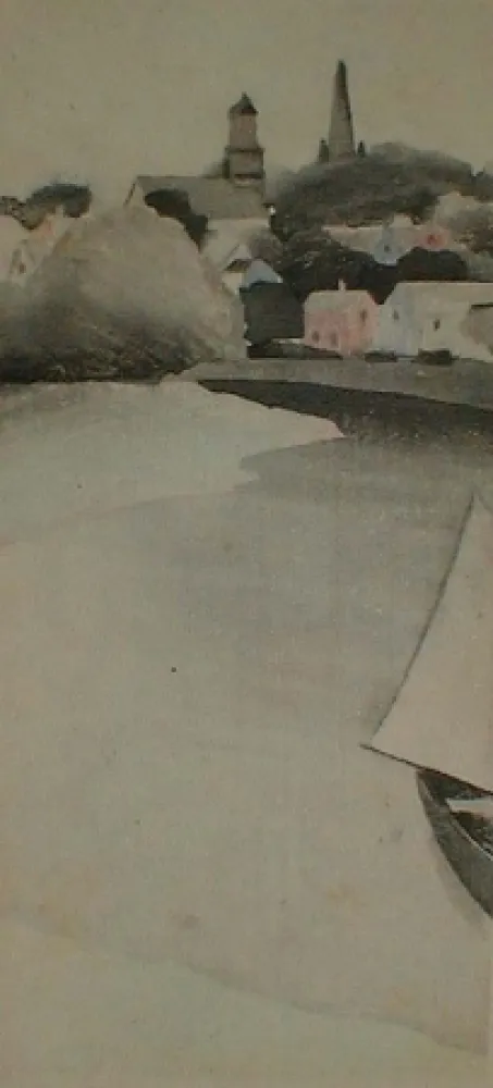 Reliëf Dow - Harbor Scene