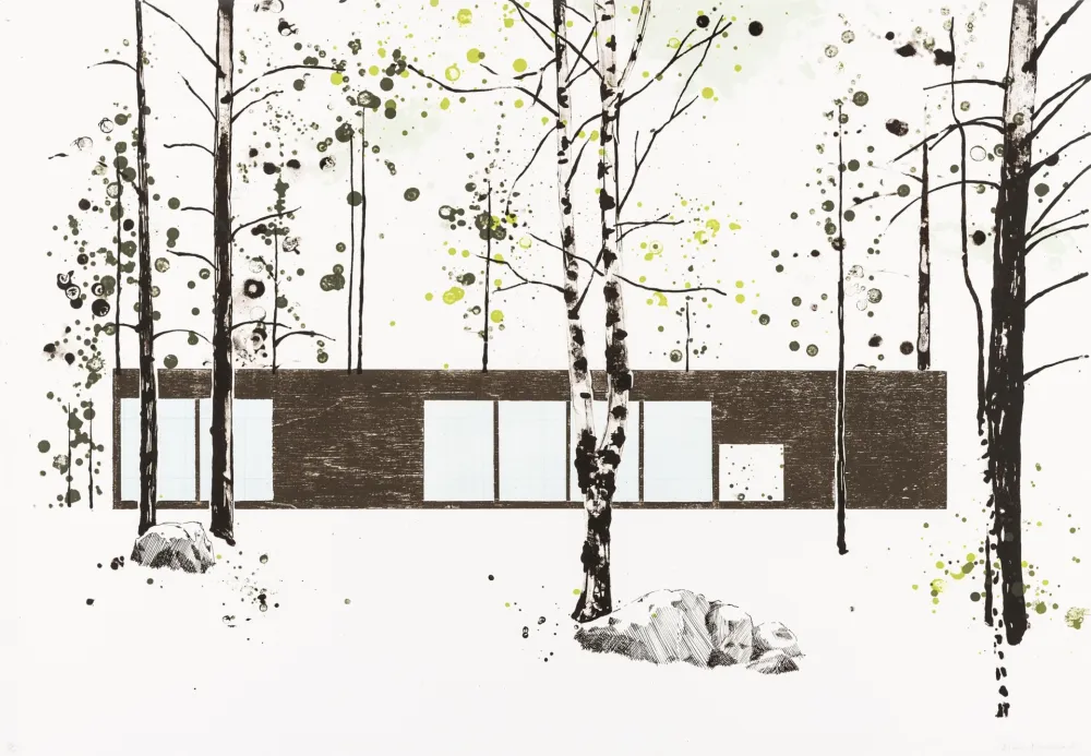 Lithografie Drummond - Experimental House for Marimekko