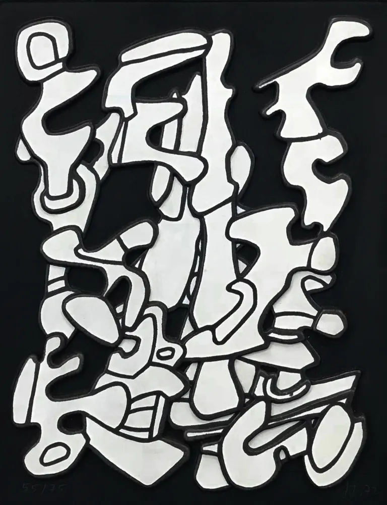 Zeefdruk Dubuffet - ARBORESCENSES I