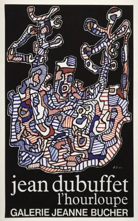 Zeefdruk Dubuffet - Galerie Jeanne Bucher