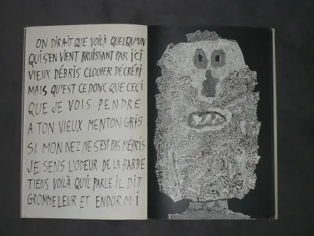 Geïllustreerd Boek Dubuffet - La fleur de barbe
