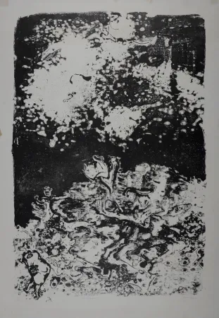 Lithografie Dubuffet - Le Ciel étranger, 1953 - Hand-signed