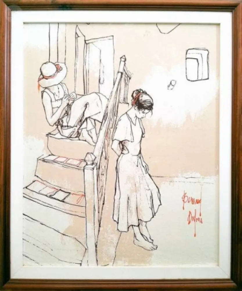 Geen Techniek Dufour  - Les filles sur les escaliers