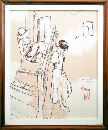 Geen Techniek Dufour  - Les filles sur les escaliers