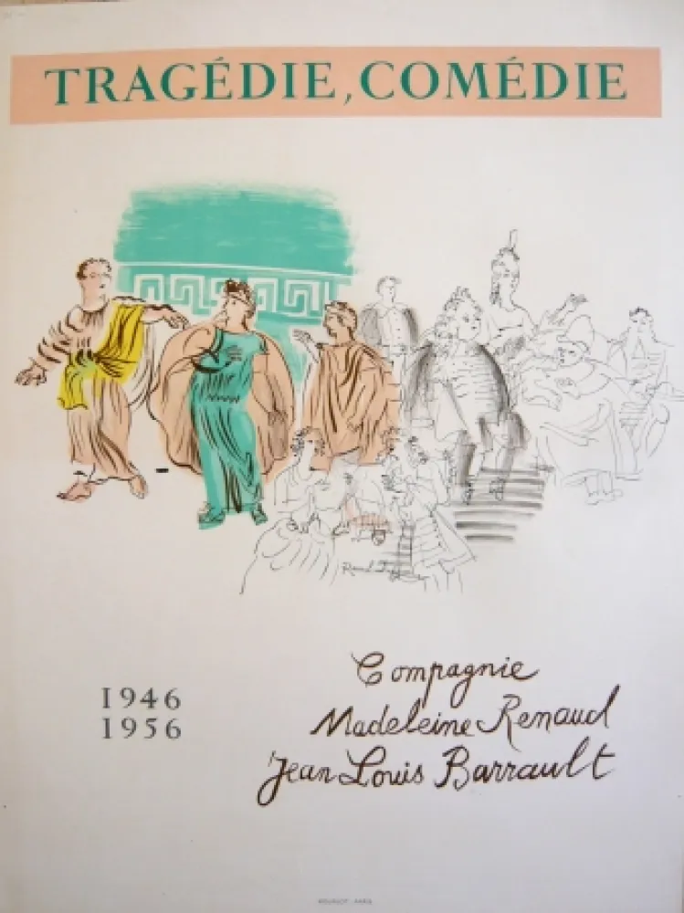 Poster Dufy - Affiche Tragédie Comédie 