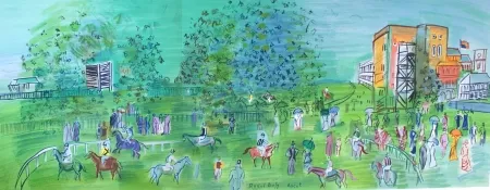Lithografie Dufy - Ascot