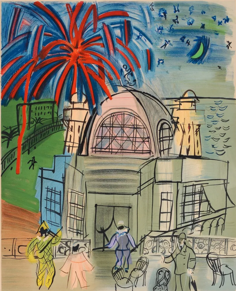 Lithografie Dufy - CASINO-NIZZA