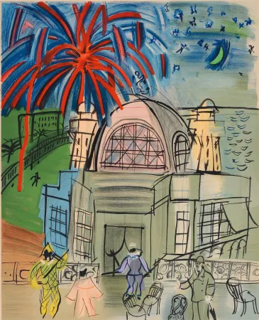 Lithografie Dufy - CASINO-NIZZA