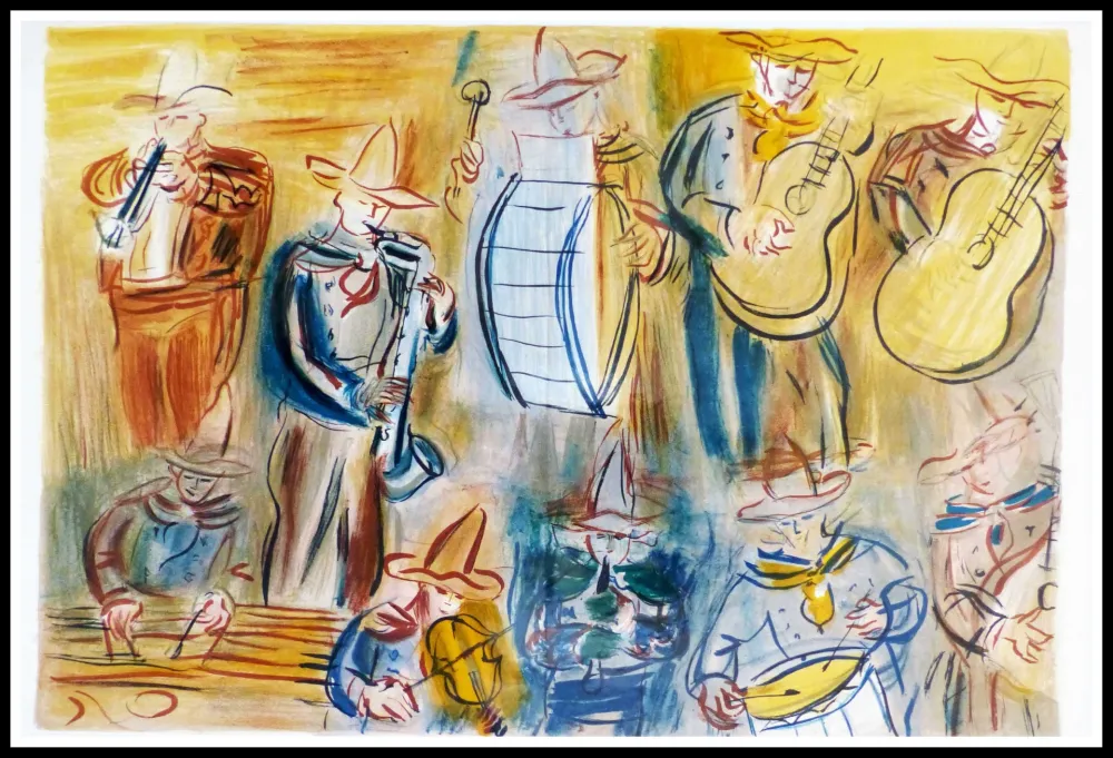 Lithografie Dufy - CONCERT DES ANGES