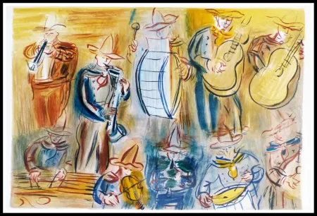 Lithografie Dufy - CONCERT DES ANGES