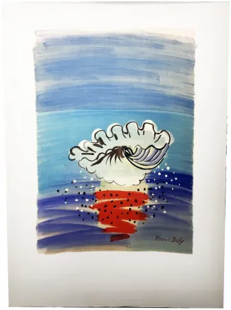 Lithografie Dufy - COQUILLAGE. Hommage à Raoul Dufy (1955)