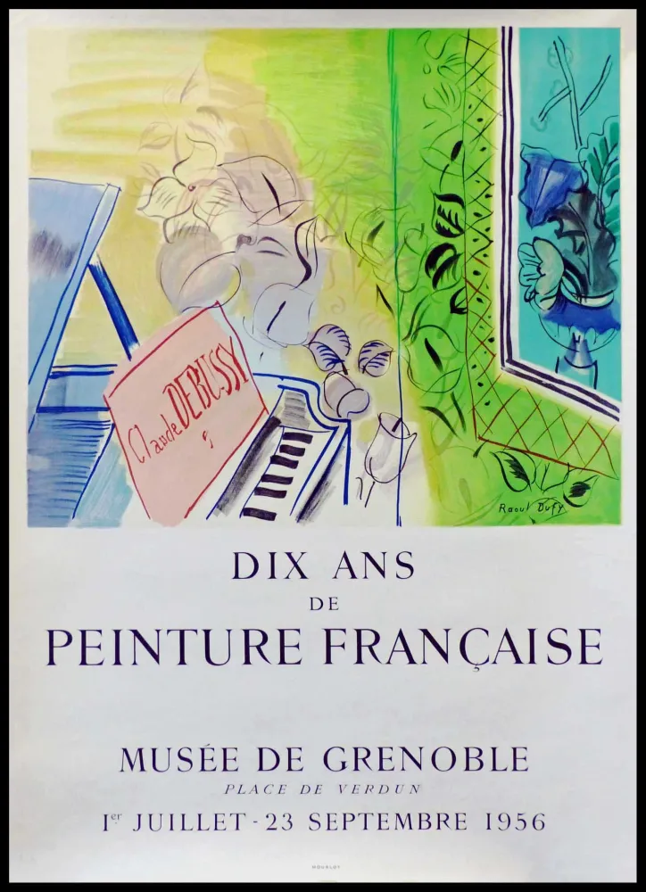 Lithografie Dufy - DIX ANS DE PEINTURES FRANCAISES MUSEE DE GRENOBLE
