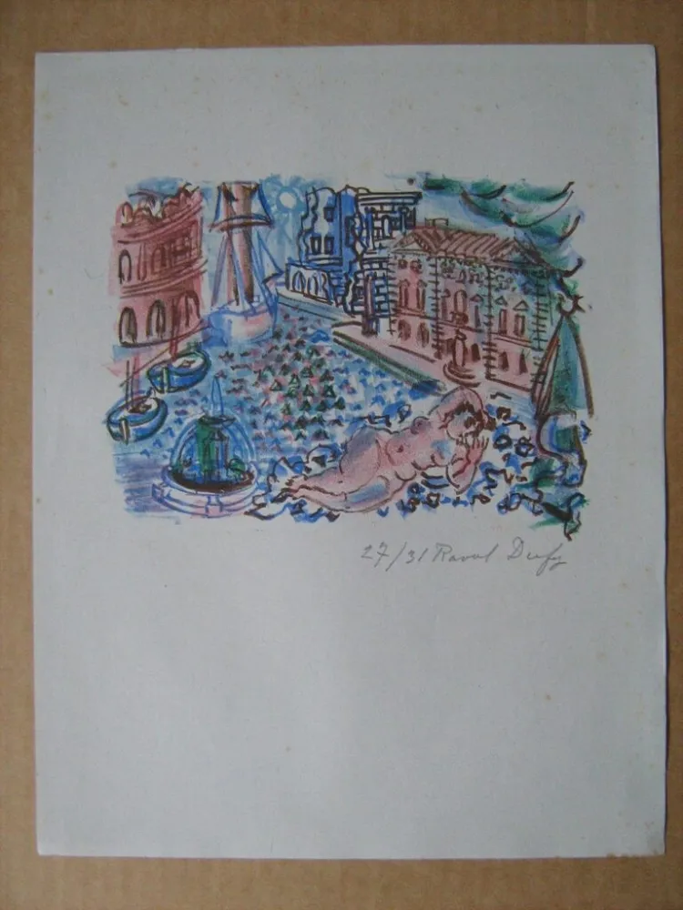 Geen Techniek Dufy - Eloge de Raoul Dufy. Orné de gravures originales.