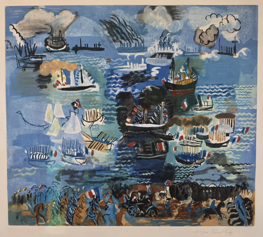 Aquatint Dufy - Fête Nautique