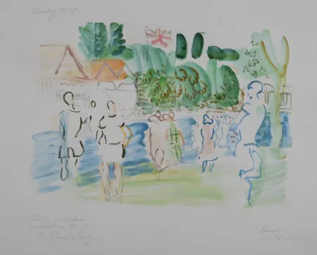 Lithografie Dufy - Henley 1929, 1949