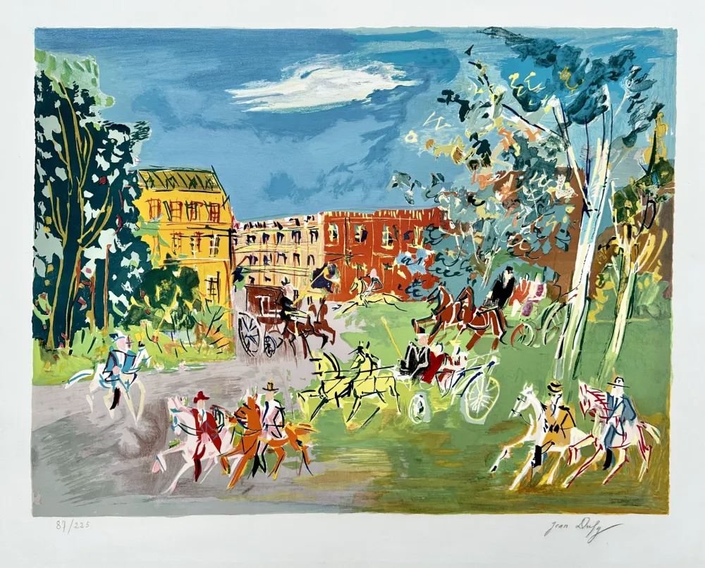 Lithografie Dufy - La Promenade