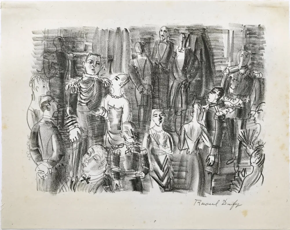 Lithografie Dufy - Le Bal chez L’Amiral 