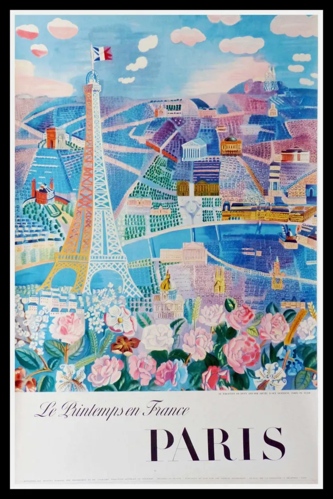 Lithografie Dufy - LE PRINTEMPS EN FRANCE PARIS