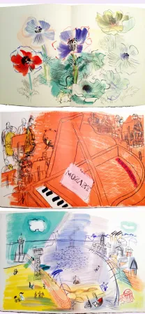 Geïllustreerd Boek Dufy - Léon-Paul FARGUE : ILLUMINATIONS NOUVELLES. 14 lithographies originales (1953)