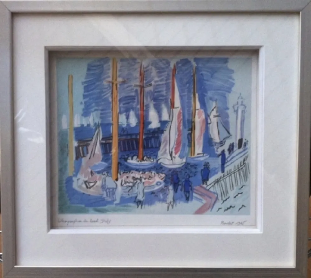 Lithografie Dufy - Régates