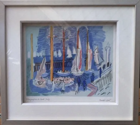 Lithografie Dufy - Régates