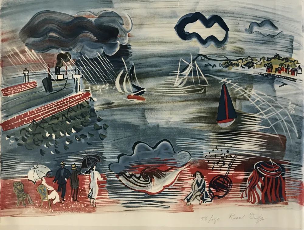 Lithografie Dufy - Seaside